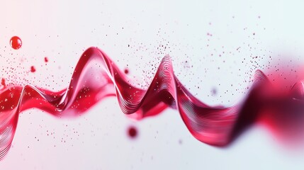 Poster - Mesmerizing Fluid Dynamics in Vibrant Abstract Design