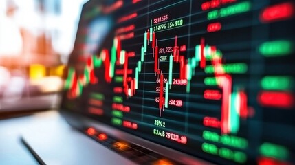 Poster - Dynamic Market Data Dashboard Analyzing Financial Trends and Indicators