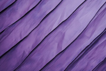 Poster - Purple pleated fabric creates a textured background with diagonal lines, offering a rich visual for design projects related to fashion, textiles, or abstract backgrounds