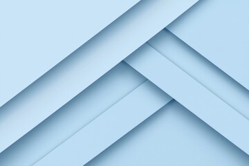 Poster - Intersecting diagonal stripes in a light blue color palette create a modern and minimalist abstract background, perfect for various design projects