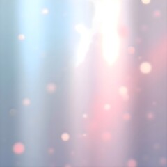 Aufkleber - Faded light blue and gray stripes on the left smoothly transition into pink and brown gradients on the right, with bright, blurred circles scattered across the texture.