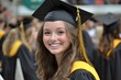 © Marko - Graduating student smiles proudly during commencement ceremony