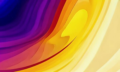 Poster - Abstract swirling vibrant colors, digital art, background design