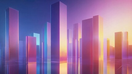 Poster - A creative composition of animated financial bar charts rising dynamically against a sleek digital background, symbolizing economic growth and investment opportunities in a visually striking way.
