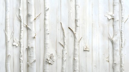 Poster - Weathered White Wooden Planks Textured Background with Natural Wood Grain and Rustic Distressed Surface  Vintage Grunge Wooden Boards for Rustic Farmhouse Scandinavian or Modern Minimal Design