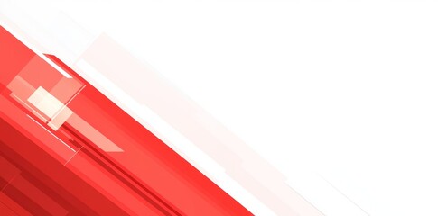 Wall Mural - a modern minimalist abstract background with a gradient of red, maroon, and white, designed for bann