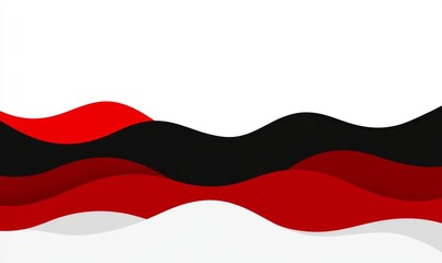 Wall Mural - a background design featuring abstract patterns in red and black metallic hues