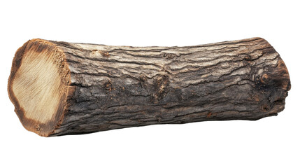 Leinwandbilder - Log showing cross section with transparent background