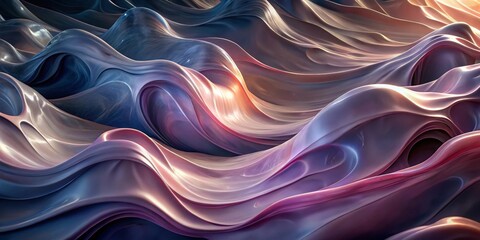 Wall Mural - Abstract Fluid Wave Background