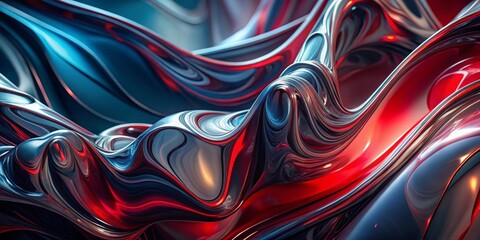 Wall Mural - Abstract Fluid Swirls Wallpaper