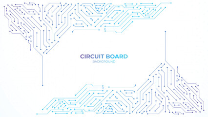 Fototapete - Computer Circuit Board Background. Networking Technology Circuit Board Abstract Lines Communication Background. Central Computer Processors CPU Concept. Motherboard Digital Chip.