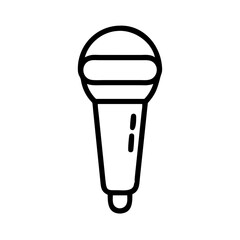 Poster - Microphone Vector Icon – Audio & Sound Recording Symbol