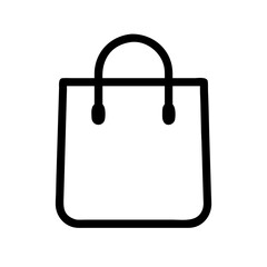 Aufkleber - Shopping Bag Vector Icon – Retail & Consumer Goods Symbol