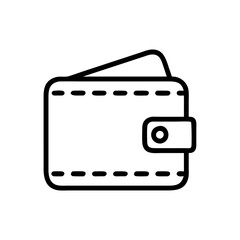 Poster - Wallet Vector Icon – Minimalist & Secure Digital Payment Symbol