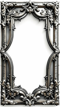 Unique border frame copy space area