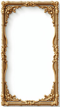 Unique border frame copy space area