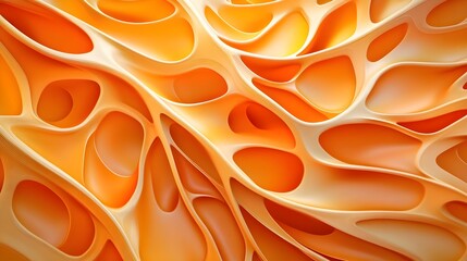 abstract orange 3d organic texture - abstract textures