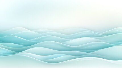 Wall Mural - Abstract background of flowing waves and dreamy clouds, serene artistic backdrop for design