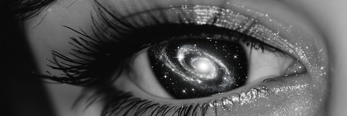 Poster - Cosmic Eye: A Galaxy Within the Iris