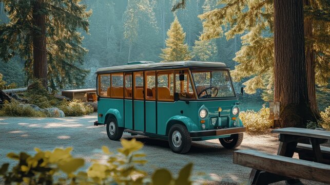 Retro-themed electric vehicle rentals offering sustainable travel with a touch of nostalgia