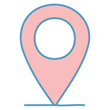 Location Pin map Icon Design vector