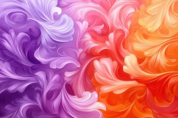 Wall Mural - Dynamic swirling patterns abstract art colorful design digital artwork close-up creativity