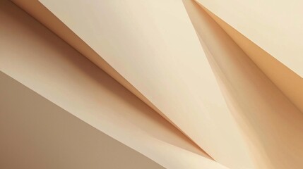 Poster - Soft beige background features a delicate gradient and gentle folds, creating a serene and inviting atmosphere ideal for artistic compositions or stylish presentations