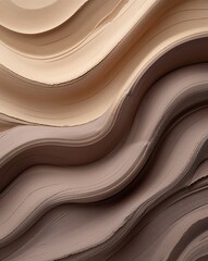Aufkleber - A smooth sand color merging into light taupe Paper Grain Gradient background