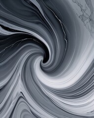 Aufkleber - A smooth shift from light gray to charcoal with subtle white veins marble swirl gradient background