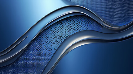 Poster - abstract metal curve background