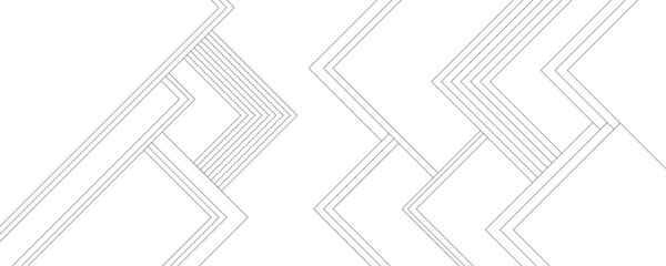 Poster - Geometric lines seamless pattern. Modern sport style linear ornament ,Repeat design. Digital future technology concept. Background of geometric patterns and square patterns.