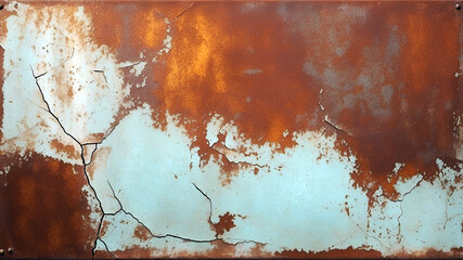 old grunge rusty metallic abstract background, copy space