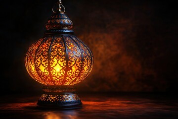 Poster - A lit candle placed on a wooden table creating a warm and inviting atmosphere in a dimly lit room