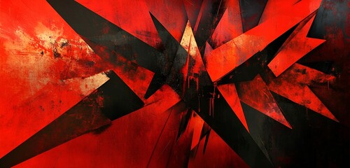 Wall Mural - Bold Geometric Background Pattern