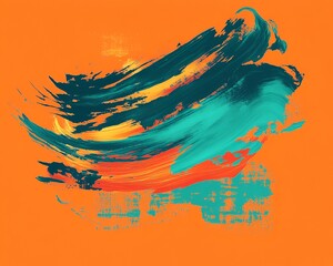 Sticker - abstract watercolor background