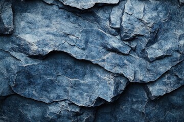 Aufkleber - Rock wall texture with blue background creating a natural abstract pattern and design element