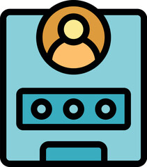 Poster - Secure login with password protection and user authentication for online accounts and personal profiles