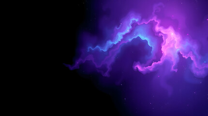 Wall Mural - brilliant purple space backdrop that is artistic