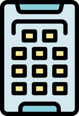 Poster - Modern smartphone displaying a control panel for smart home appliances, offering convenient and centralized management