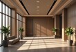 © Brother Stocks - Modern Minimalist Office Lobby Design With Sunlight