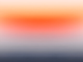 Poster - Sunset Gradient: A calming and serene image featuring a smooth blend of orange, pink, and gray hues, reminiscent of a beautiful sunset. Perfect for backgrounds or design projects.
