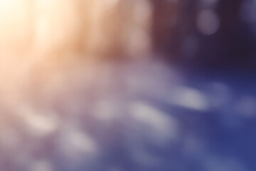 Wall Mural - sunlit winter wonderland: a dreamy and ethereal abstract background featuring a soft blur of golden 