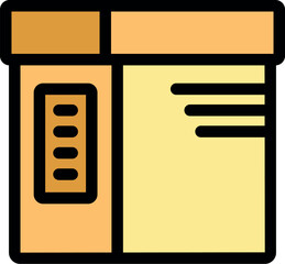 Poster - Closed archive box containing important files and documents, ensuring safe record keeping