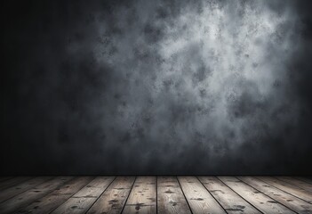 Aufkleber - Dark Metal Room Background