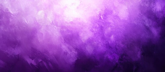 Poster - Mysterious purple abstract background featuring soft gradients and textured brush strokes creating a dreamy and ethereal atmosphere.
