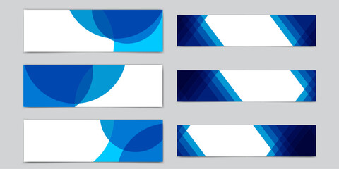 Wall Mural - divider header for app, banners or posters. set of template dividers shapes for website. curve lines