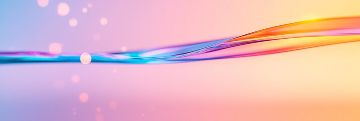 Poster - A macro view highlighting the narrow bottleneck of an hourglass, where rainbow-hued grains rush through, embodying ephemeral moments,