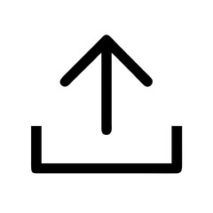 Poster - Upload Icon Represents File Transfer and Data Sharing Concept in Design