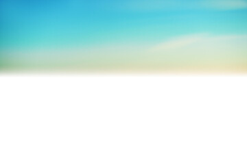 Wall Mural - blue sunset sky and clouds background in png isolated on transparent background