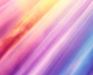 Wall Mural - Bright pastel gradients blending seamlessly with soft glowing light effects and subtle textures
